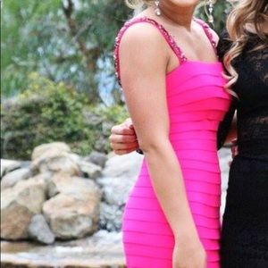 Beautiful pink cocktail dress